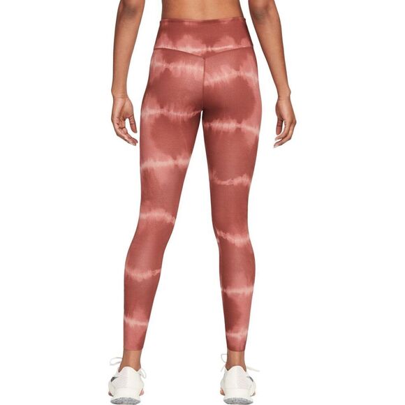 Nike Dri-Fit One Luxe Mid-Rise Oxen Brown Maroon Leggings NWT Small - Picture 3 of 15